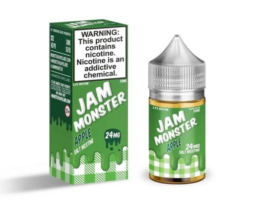 น้ำยา Jam Monster Salt Nic เป็นน้ำยาจากประเทศอเมริกา คุณภาพสูง ทั้งด้านกลิ่น และรสชาติที่แตกต่างจากน้ำยาธรรมดาทั่วๆไป ไม่หวานเลี่ยนจนเกินไป มีกลิ่นที่เป็นเอกลักษณ์เฉพาะตัว หาตัวจับยาก นิโคติน 24/48 mg ปริมาณน้ำยา 30 ml ตัวน้ำยาเองได้รับมาตรฐานการผลิตที่เต็มไปด้วยคุณภาพจากโรงงานของบริษัท Monstervapelabs