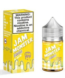 น้ำยา Jam Monster Salt Nic เป็นน้ำยาจากประเทศอเมริกา คุณภาพสูง ทั้งด้านกลิ่น และรสชาติที่แตกต่างจากน้ำยาธรรมดาทั่วๆไป ไม่หวานเลี่ยนจนเกินไป มีกลิ่นที่เป็นเอกลักษณ์เฉพาะตัว หาตัวจับยาก นิโคติน 24/48 mg ปริมาณน้ำยา 30 ml ตัวน้ำยาเองได้รับมาตรฐานการผลิตที่เต็มไปด้วยคุณภาพจากโรงงานของบริษัท Monstervapelabs