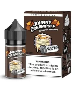 น้ำยาบุหรี่ไฟฟ้า Johnny Creampuff Salt Nic USA [แท้] จากแบรนด์ Tinted Brew Liquid Co. น้ำยาบุหรี่ไฟฟ้า Salt Nic  พรีเมี่ยมอเมริกา สายขนม นิโคตินพรีเมี่ยม นำเข้าจากอเมกา ทุกขวด การันตีของแท้ แน่นอน คนที่มองหาน้ำยาเกรดดีและชอบสายขนมห้ามพลาดตัวนี้ ปริมาณความจุ 30 ml นิโคติน Nic 35 / Nic 50 ครีมพัฟเนื้อแป้งหอมเนยแสนอร่อย