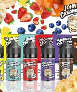 น้ำยาบุหรี่ไฟฟ้า Johnny Creampuff Salt Nic USA [แท้] จากแบรนด์ Tinted Brew Liquid Co. น้ำยาบุหรี่ไฟฟ้า Salt Nic  พรีเมี่ยมอเมริกา สายขนม นิโคตินพรีเมี่ยม นำเข้าจากอเมกา ทุกขวด การันตีของแท้ แน่นอน คนที่มองหาน้ำยาเกรดดีและชอบสายขนมห้ามพลาดตัวนี้ ปริมาณความจุ 30 ml นิโคติน Nic 35 / Nic 50 ครีมพัฟเนื้อแป้งหอมเนยแสนอร่อย