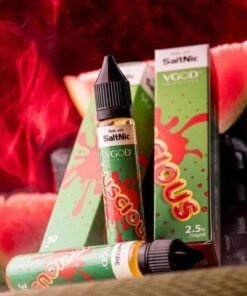 น้ำยาบุหรี่ไฟฟ้า VGOD Salt Nic เป็นน้ำยาบุหรี่ไฟฟ้าแบบซอลต์นิค เหมาะใช้งานกับบุหรี่ไฟฟ้าประเภทพอต (Pod System) มีปริมาณความเข้มข้นของนิโคตินสองแบบ ได้แก่ 25 มิลลิกรัม และ 50 มิลลิกรัม เป็นน้ำยาสายเมกา USA คุ้มค่ากับราคาแน่นอนเกรดส่วนผสมเป็นเกรดพรีเมี่ยมผ่านการปรุงแต่งกลิ่นซ้ำหลายครั้งจนออกมาเป็นกลิ่นที่ลงตัวดึงกลิ่นผลไม้ออกมาได้อย่างชัดเจน