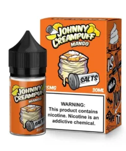 น้ำยาบุหรี่ไฟฟ้า Johnny Creampuff Salt Nic USA [แท้] จากแบรนด์ Tinted Brew Liquid Co. น้ำยาบุหรี่ไฟฟ้า Salt Nic  พรีเมี่ยมอเมริกา สายขนม นิโคตินพรีเมี่ยม นำเข้าจากอเมกา ทุกขวด การันตีของแท้ แน่นอน คนที่มองหาน้ำยาเกรดดีและชอบสายขนมห้ามพลาดตัวนี้ ปริมาณความจุ 30 ml นิโคติน Nic 35 / Nic 50 ครีมพัฟเนื้อแป้งหอมเนยแสนอร่อย