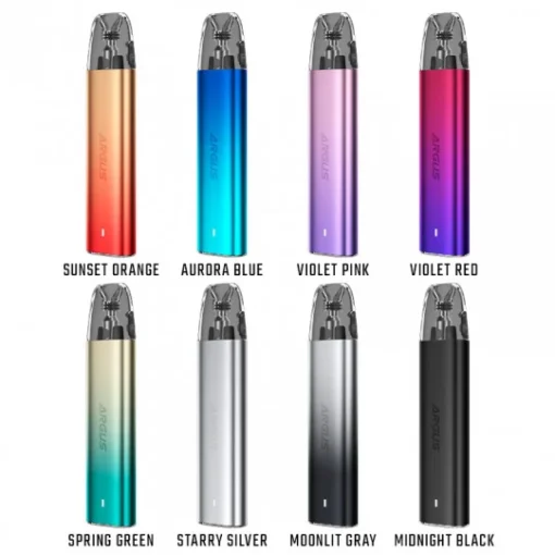 Voopoo ARGUS G2 Mini Pod Kit เป็นพอตขนาดเล็ก ตัวใหม่ล่าสุดจากค่าย Voopoo ใน Argus Series  มาพร้อมกับ Cartridge ตัวใหม่ที่เพิ่มความจุมาให้ถึง 3ml ตัวเครื่องจะสามารถใช้งานกับน้ำยาได้ทั้ง 2 แบบ น้ำยา Salt Nic จะเหมาะกับคอยล์เบอร์ 0.7Ω และน้ำยา Freebase จะเหมาะกับคอยล์เบอร์ 0.4Ω หน้าจอสี ขนาด 0.96นิ้ว กำลังไฟ 5-30w