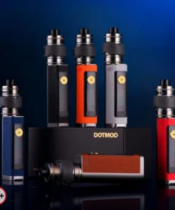 Dotmod dotBox 100W Pod Kit บุหรี่ไฟฟ้าที่มีประสิทธิภาพสูงสุดในตลาดด้วยกำลังไฟสูงสุด 100W และการดีไซน์หรูหราทำจาก Zinc Alloy นอกจากนี้ยังมี dotTank Max ความจุ 5 ml ทำให้การใช้งานสะดวกสบายและไม่ต้องเติมน้ำยาบ่อยๆ